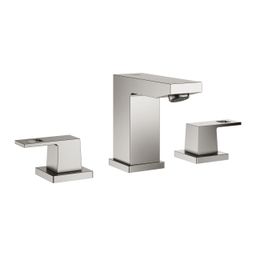 Grohe Eurocube Trojotvorová umývadlová batéria s výtokom, Supersteel 20351DC0