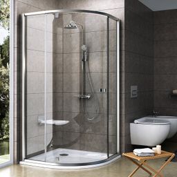 Ravak Pivot Sprchový kút štvrťkruhový 90 cm transp. sat. 37677U00Z1 PSKK3-90