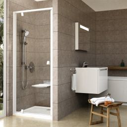 Ravak Otočné sprchové dvere 90 cm Transparentné biele PDOP1-90 03G70101Z1