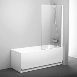 Ravak Pivotová zástena do vane 80 cm, biela/priehľadná PVS1-80 79840100Z1
