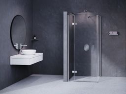Ravak SmartLine Sprchový kút 90 x 90 cm, štvorcový, transparentný/chróm 1SV77A00Z1 SMSRV4-90