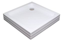 Ravak Kaskada Angela Vaňa štvorcová 90x90 cm, typ PU biela A007701120