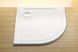 Ravak Sprchová vanička Galaxy Pro Chrome Elipso, 80x80x3, biela XA244401010