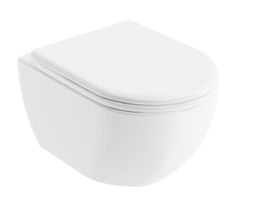 Ravak Chrómové závesné WC Uni, biele X01516