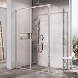 Ravak Blix Slim Solid wall 80 cm, ALU lesk/transp. BLSPS-80 X9BM40C00Z1