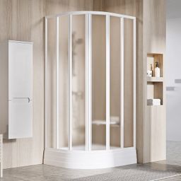 Ravak Supernova Sprchový kout čtvrtkruh 90 cm, white+grape 3207O102ZG