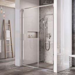 Ravak Blix Slim sprchové dvere 110 cm, ALU lesk/čierne sklo BLSDP2-110AT X0PMD0C00Z1