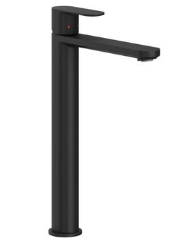 Ravak Chróm II Vysoká umývadlová batéria 30 cm, čierna CRII015.20BL X070459