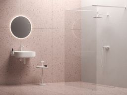 Ravak Walk-In Free Sprchová stena 140 cm, transparent/biely Free Set-140 GW9FM0E0SZ1