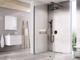 Ravak Walk-In Wall Sprchová stena 70 cm, transparent/čierny Wall Set-70 GW9W1030SZ1