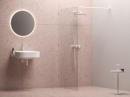 Ravak Walk-In Wall Sprchová stena 160 cm, transparent/biely Wall Set-160 GW9WS0E0SZ1