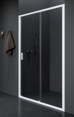 Ravak Blix II Sprchové dvere 110 cm, posuvné, transparentné/matné biele NBLDP2-110 0PMD0E00Z1