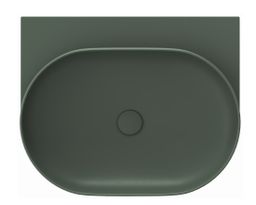 Ravak Yard Umývadlo 60 cm bez otvoru pre batériu, sivozelená XJX08060000