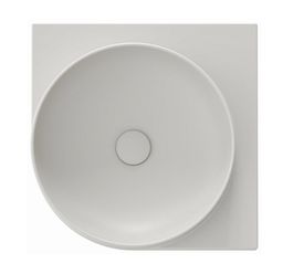 Ravak Yard Umývadlo 45 cm bez otvoru pre batériu, dymovo sivá XJX0O045000