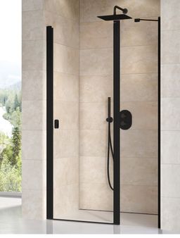 Ravak Chrome Sprchové dvere 110 Transparent, čierne 0QVDC300Z1 CSD2-110