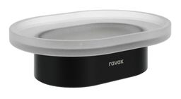 Ravak Chrome II Voľne stojaca mydlovnička, matná čierna CRII201.20BLM, X07P1376