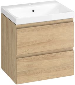 Cersanit Moduo Skrinka s umývadlom 60 cm, dub hikora S4013-021