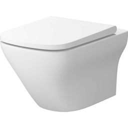 Cersanit Larga WC závěsné CleanOn včetně sedátka Slim Soft Close, duroplast, bílá mat S701-609
