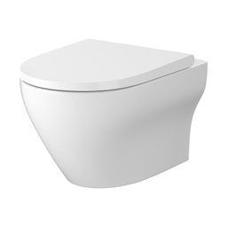 Cersanit Larga Pro WC závěsné Vortex včetně sedátka Slim Soft Close, duroplast, bílá S701-885