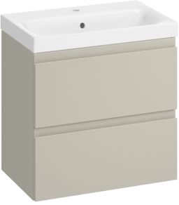 Cersanit Moduo Skrinka s umývadlom 60 cm, znížená hĺbka skrinky, kašmír S801-594