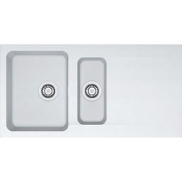 Franke Orion OID 651 Tectonite drez s vaničkou a odkapávačom, obojstranný, 100x51cm, biely, led, 114.0288.591