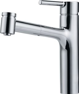 Franke Centro Drezová batéria s výsuvnou výlevkou a sprchou, chróm FP 0131.031