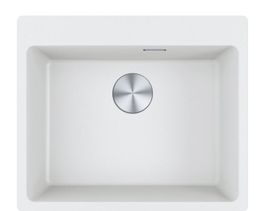 Franke Maris MRG610-54FTL Granitový drez bez odkvapkávača, 59x50cm, biely led, 114.0661.452
