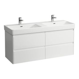 Laufen Base 2.0 Skříňka pod dvojumyvadlo 127 cm, bílá lesk H4113341082611