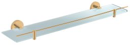 RAV Slezák Colorado Sklenená polica 60 cm, brúsená zlatá COA0900/60ZK