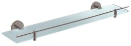 RAV Slezák Colorado Sklenená polica 60 cm, brúsený kov sivá COA0900/60MGK