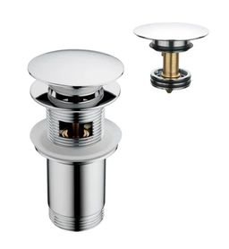 RAV Slezák Výpusť umyvadlová click-clack 5/4“, kartáčovaný nikl MD0484IN