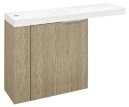 Sapho Latus VI Skříňka umyvadlová 50 cm, levá, jilm bardini LT615-1313