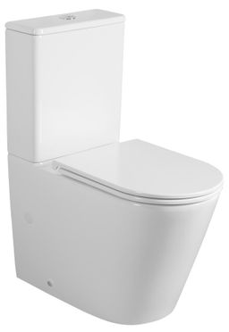 Sapho Avis WC kombi s nádržkou, Rimless, biele PC106V