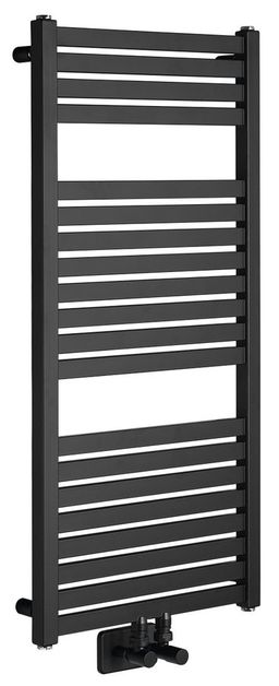 Aqualine Tondi DT456T Radiátor kombinovaný, 45x97cm, čierny mat
