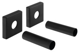 Sapho CP815B Set krycích roziet hranatých, čierna matná