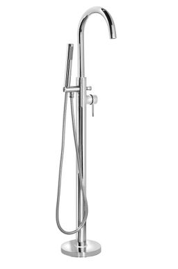 Aqualine Ceto Voľne stojaca vaňová batéria 117,5 cm, chróm BV357