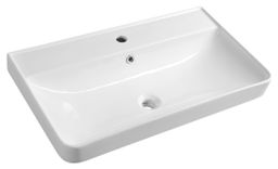 Aqualine Zen Keramické umývadlo na nábytok 80x45 cm, bílá 3080