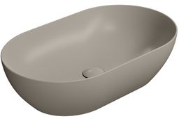 GSI Pura Umyvadlo na desku 60x37 cm, tortora mat 883405