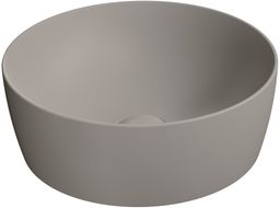 GSI Nubes Umyvadlo na desku průměr 40 cm, tortora mat 903905