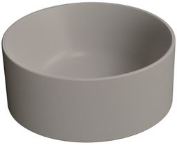 GSI Kube X Kulatá umyvadlová mísa 32cm, tortora mat 943505