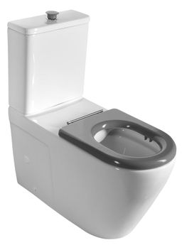 Sapho Medic WC kombi, spodný/zadný odpad, biely MC102