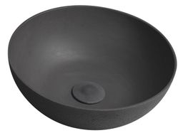 Sapho Formigo Okrúhle umývadlo 39 cm, antracit matný FG316