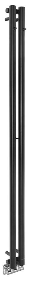 Sapho Pilon IZ124T Radiátor kombinovaný, 12,2x180cm, čierny mat