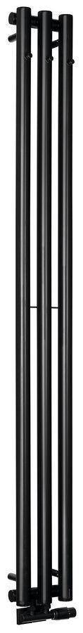 Sapho Pilon IZ128T Radiátor kombinovaný, 19,6x180 cm, černý mat