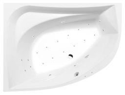 Polysan Tanya L Hydromasážna vaňa 160x120x49 cm, ľavá, Active Hydro-Air, biela 65119.2010