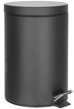 Aqualine Simple Line Odpadkový kôš 12 l, matná čierna 26112