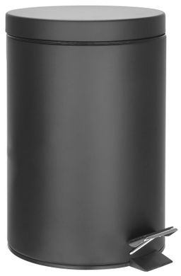 Aqualine Simple Line Odpadkový kôš 5 l, matná čierna 26105