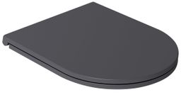 Isvea Infinity WC doska Slim Soft Close, odnímateľné, antracit 40KF0522I