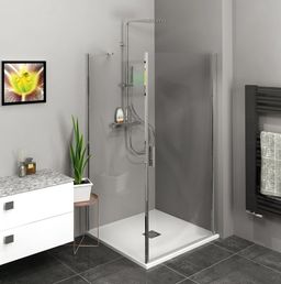 Polysan Zoom Sprchový kút 70x70 cm, L/P, číre sklo/chróm ZL1270ZL3270