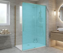 Gelco Luxor Gold Matt Boční stěna 80 cm, zlatá mat/čiré sklo GU5680G